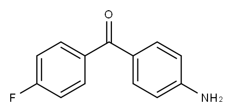 (4-아미노페닐)(4-플루오로페닐)메탄온 구조식 이미지