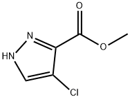 methyl 4-chloro-1H-pyrazole-5-carboxylate(SALTDATA: FREE) Structure