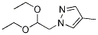 1-(2,2-diethoxyethyl)-4-methyl-1H-pyrazole Structure