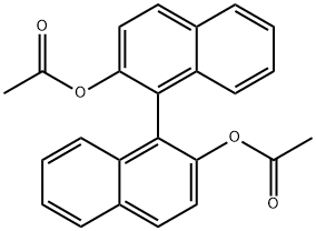 DL-1,1'-BI(2-나프틸디아세테이트) 구조식 이미지