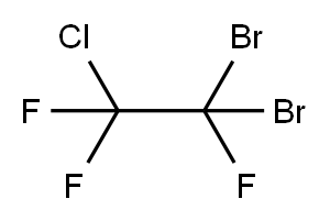 1,1-DIBROMO-2-CHLOROTRIFLUOROETHANE Structure