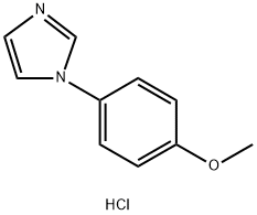 1-(4-메톡시페닐)-1H-이미다졸륨클로라이드 구조식 이미지