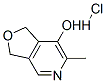 1,3-dihydro-6-methylfuro[3,4-c]pyridin-7-ol hydrochloride  Structure