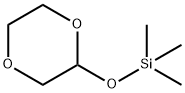 (1,4-Dioxan-2-yloxy)(trimethyl)silane Structure