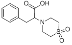 2-(1,1-DIOXO-1LAMBDA6,4-THIAZINAN-4-YL)-3-PHENYLPROPANOIC ACID Structure