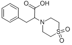 2-(1,1-DIOXO-1LAMBDA6,4-THIAZINAN-4-YL)-3-PHENYLPROPANOIC ACID 구조식 이미지