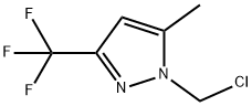 1-(Chloromethyl)-5-methyl-3-(trifluoromethyl)-1H-pyrazole 구조식 이미지