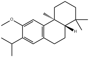 (4aS,10aS)-1,1,4a-Trimethyl-6-methoxy-7-isopropyl-1,2,3,4,4a,9,10,10a-octahydrophenanthrene 구조식 이미지