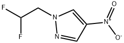 1-(2,2-디플루오로에틸)-4-니트로-1H-피라졸 구조식 이미지