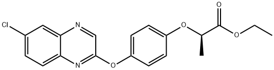 Quizalofop-p-ethyl 구조식 이미지