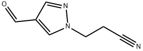 3-(4-FORMYL-1H-PYRAZOL-1-YL)PROPANENITRILE Structure