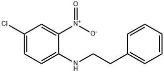 4-chloro-2-nitro-N-(2-phenylethyl)aniline Structure