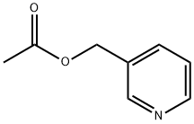 ACETIC ACID PYRIDIN-3-YLMETHYL ESTER Structure