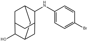 6-[(4-BroMophenyl)aMino]tricyclo[3.3.1.13,7]decan-2-ol 구조식 이미지