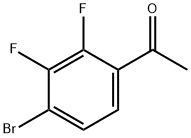 4'-Bromo-2',3'-difluoroacetophenone Structure