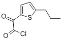 2-Thiopheneacetyl chloride, alpha-oxo-5-propyl- (9CI) Structure