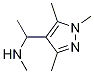 N-methyl-1-(1,3,5-trimethyl-1H-pyrazol-4-yl)ethanamine 구조식 이미지