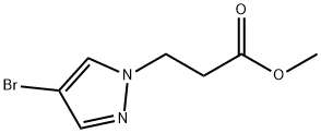 메틸3-(4-브로모-1H-피라졸-1-일)프로파노에이트(SALTDATA:FREE) 구조식 이미지