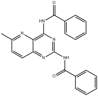 N-[2-(벤조일아미노)-6-메틸피리도[3,2-d]피리미딘-4-일]벤즈아미드 구조식 이미지