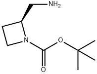 (S)-2-아미노메틸-1-Boc-아제티딘 구조식 이미지