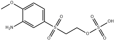 2-Anisidine-4--hydroxyethylsulfonesulfateester 구조식 이미지