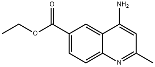 ethyl4-amino-2-methylquinoline-6-carboxylate Structure