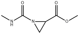 2-아지리딘카르복실산,1-[(메틸아미노)카르보닐]-,메틸에스테르(9CI) 구조식 이미지