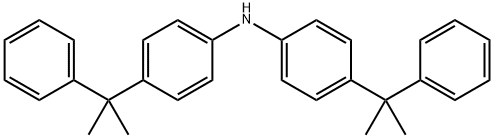4,4'-비스(알파, 알파-디메틸벤질)디페닐아민 구조식 이미지