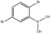 2,5-Dibromophenylboronicacid 구조식 이미지