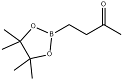 4-(테트라메틸-1,3,2-디옥사보롤란-2-일)부탄-2-온 구조식 이미지