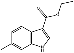 1H-Indole-3-carboxylic acid, 6-Methyl-, ethyl ester Structure