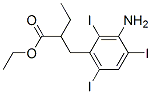 에틸2-[(3-아미노-2,4,6-트리요오도-페닐)메틸]부타노에이트 구조식 이미지