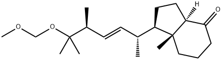 (1R,3aR,7aR)-1-((2R,5S,E)-6-(MethoxyMethoxy)-5,6-diMethylhept-3-en-2-yl)-7a-Methylhexahydro-1H-inden-4(2H)-one Structure