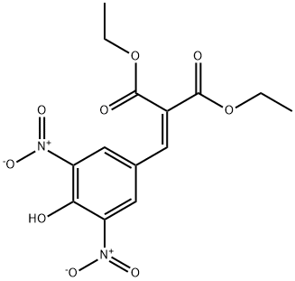 2-(4-HYDROXY-3,5-DINITRO-BENZYLIDENE)-MALONIC ACID DIETHYL ESTER Structure