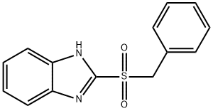 2-(Benzylsulfonyl)-1{H}-benzimidazole 구조식 이미지