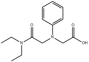 [[2-(diethylamino)-2-oxoethyl](phenyl)amino]acetic acid 구조식 이미지