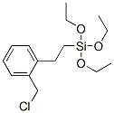 [2-[(클로로메틸)페닐]에틸]트리에톡시실란 구조식 이미지