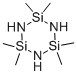 2,2,4,4,6,6-Hexamethylcyclotrisilazane Structure