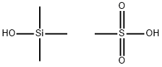 TRIMETHYLSILYL METHANESULFONATE 구조식 이미지