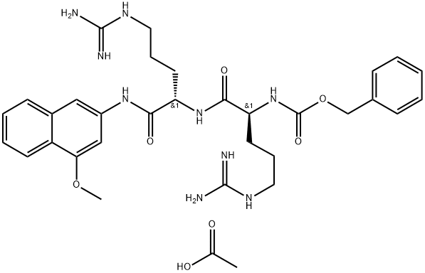 NA-CBZ-ARG-ARG 4-METHOXY-B-NAPHTHYLAMIDE Structure