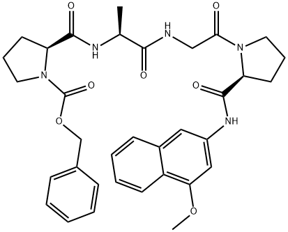 Z-PRO-ALA-GLY-PRO-4M-BETANA Structure