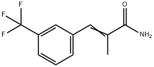 2-Propenamide, 2-methyl-3-(3-(trifluoromethyl)phenyl)- Structure