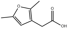 (2,5-디메틸푸란-3-일)-아세트산 구조식 이미지
