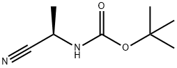 카르밤산,[(1R)-1-시아노에틸]-,1,1-디메틸에틸에스테르(9CI) 구조식 이미지
