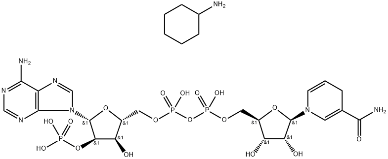 beta-nadph tetra(cyclohexylammonium) salt 구조식 이미지