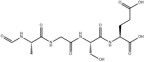 FOR-ALA-GLY-SER-GLU-OH Structure