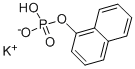 ALPHA-NAPHTHYL ACID PHOSPHATE MONOPOTASSIUM SALT Structure