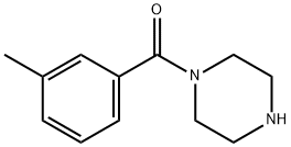 1-(3-메틸-벤조일)-피페라진 구조식 이미지