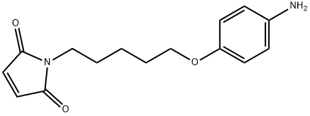 N-(5-(p-Aminophenoxy)pentyl)maleimide Structure