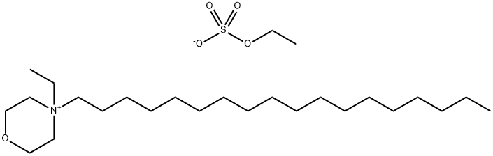 에틸4-에틸-4-옥타데실모르폴리늄황산염 구조식 이미지